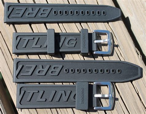 breitling black silicone rubber diver watch band replacement strap|genuine breitling watch straps uk.